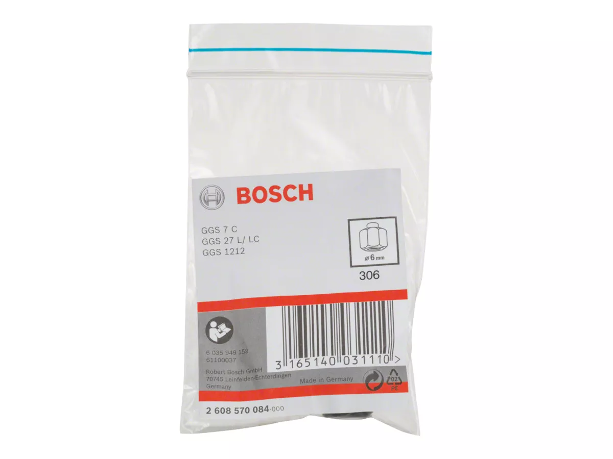 Pince de serrage Ø6mm + écrou réf. 2 608 570 084 Bosch